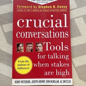 Crucial Conversations Book by Stephen R. Covey